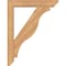 Ekena Millwork Funston Slat Smooth Bracket w/ Offset Brace, Western Red Cedar, 5 1/2"W x 28"D x 36"H BKT0604X28X36FST06SWR - alternate 4
